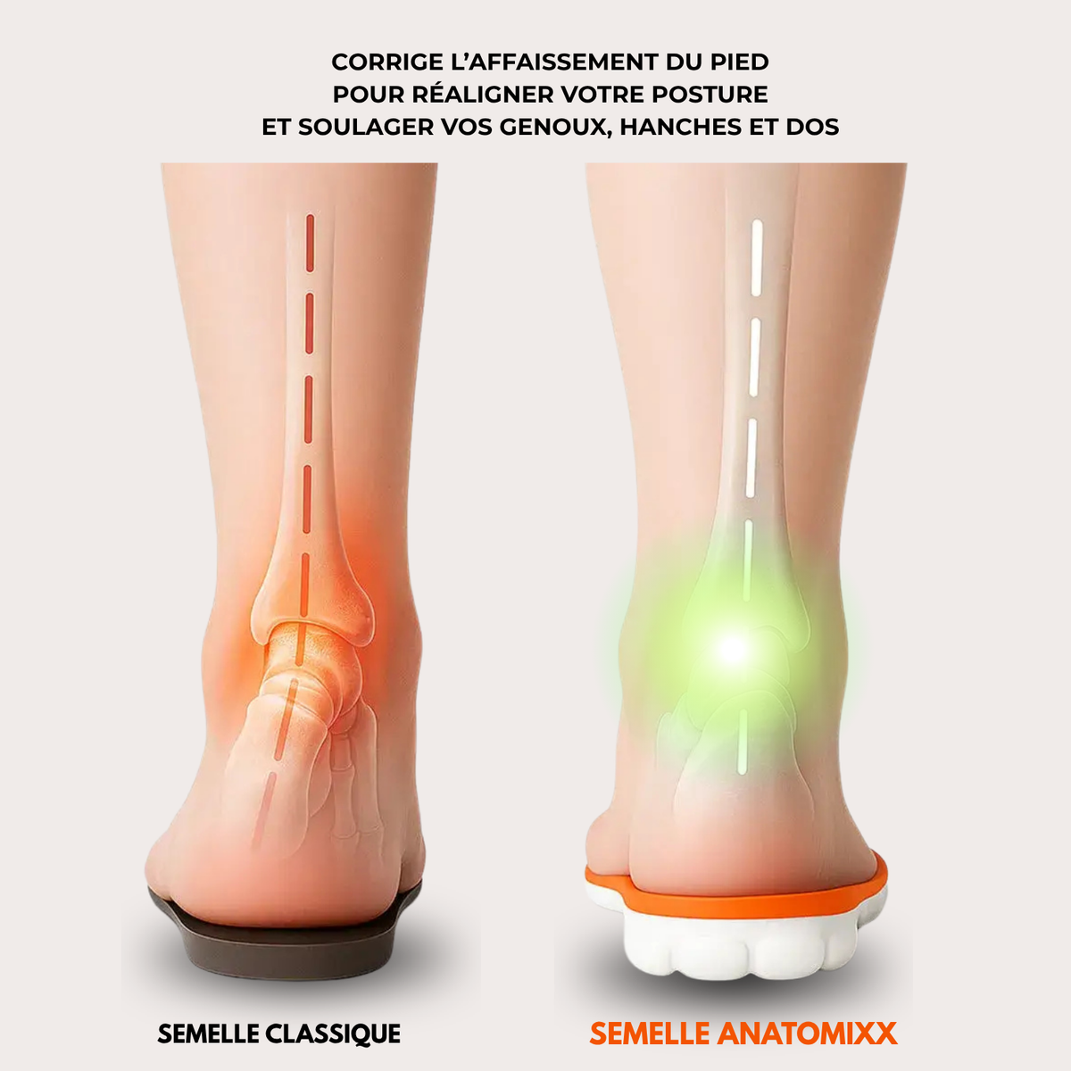 Semelles physio-choc